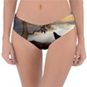 The Lonely Wolf On The Flying Rock Reversible Classic Bikini Bottoms View3