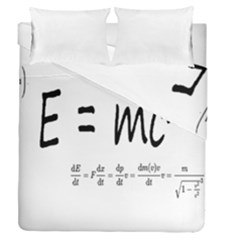 E=mc2 Formula Physics Relativity Duvet Cover Double Side (queen Size) by picsaspassion