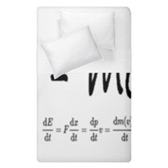 E=mc2 Formula Physics Relativity Duvet Cover Double Side (single Size) by picsaspassion