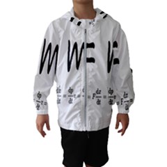 E=mc2 Formula Physics Relativity Hooded Wind Breaker (kids)