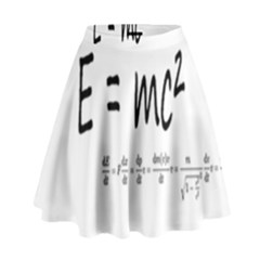 E=mc2 Formula Physics Relativity High Waist Skirt by picsaspassion