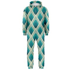 Artdecoteal Hooded Jumpsuit (men)  by NouveauDesign