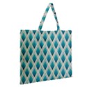 Artdecoteal Zipper Large Tote Bag View2