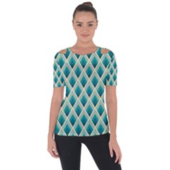 Artdecoteal Short Sleeve Top