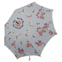 floral blue Hook Handle Umbrellas (Large) View2