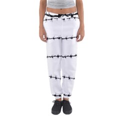 Barbed Wire Black Women s Jogger Sweatpants by Mariart