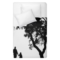 Black Father Daughter Natural Hill Duvet Cover Double Side (single Size)