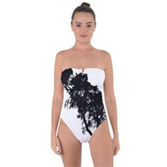 Black Father Daughter Natural Hill Tie Back One Piece Swimsuit