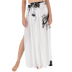 Black Father Daughter Natural Hill Maxi Chiffon Tie-up Sarong by Mariart