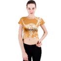 Animals Dinosaur Ancient Times Crew Neck Crop Top View1