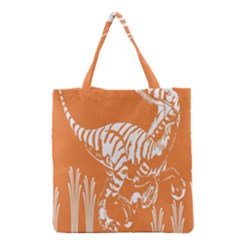 Animals Dinosaur Ancient Times Grocery Tote Bag by Mariart