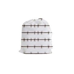 Barbed Wire Brown Drawstring Pouches (small) 