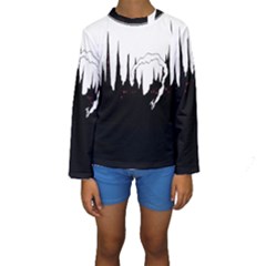 City History Speedrunning Kids  Long Sleeve Swimwear