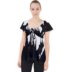 City History Speedrunning Lace Front Dolly Top