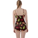 Autumn Leaves Pattern Boyleg Tankini Set  View2