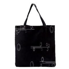 Feedback Loops Motion Graphics Piece Grocery Tote Bag by Mariart