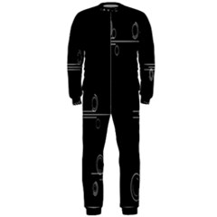 Feedback Loops Motion Graphics Piece Onepiece Jumpsuit (men)  by Mariart