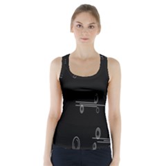 Feedback Loops Motion Graphics Piece Racer Back Sports Top