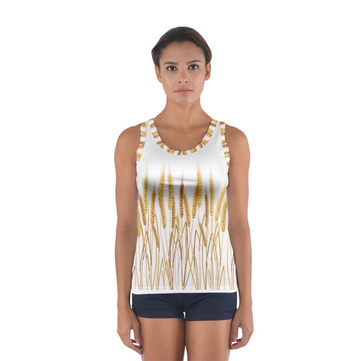 Wheat Plants Sport Tank Top 