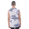 Fish Graphic Flooring Blue Seaworld Swim Water Men s Basketball Tank Top View2