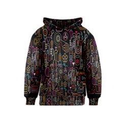 Features Illustration Kids  Pullover Hoodie