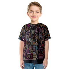 Features Illustration Kids  Sport Mesh Tee