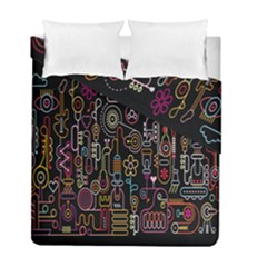 Features Illustration Duvet Cover Double Side (full/ Double Size)