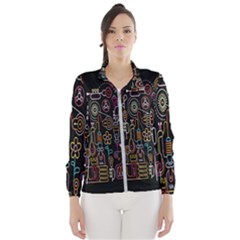 Features Illustration Wind Breaker (women)