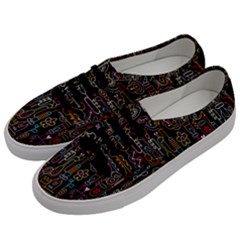 Features Illustration Men s Classic Low Top Sneakers