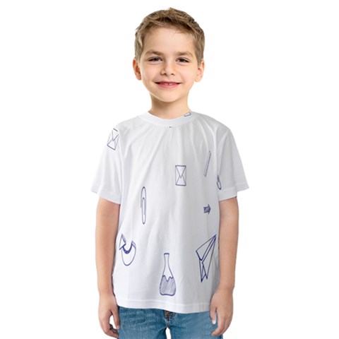 Formulas Laboratories Formulas Mathematics Chemistry Blue Kids  Sport Mesh Tee by Mariart