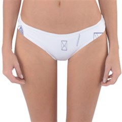 Formulas Laboratories Formulas Mathematics Chemistry Blue Reversible Hipster Bikini Bottoms by Mariart