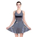 Ghost Halloween Eye Night Sinister Reversible Skater Dress View1