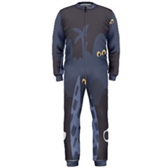 Ghost Halloween Eye Night Sinister Onepiece Jumpsuit (men)  by Mariart