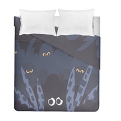 Ghost Halloween Eye Night Sinister Duvet Cover Double Side (full/ Double Size)