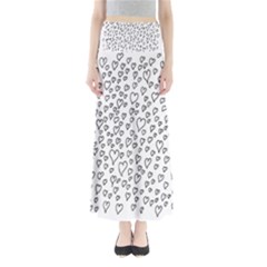 Heart Doddle Full Length Maxi Skirt