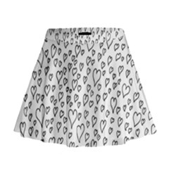 Heart Doddle Mini Flare Skirt