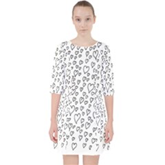 Heart Doddle Pocket Dress by Mariart