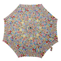 Circle Rainbow Polka Dots Hook Handle Umbrellas (medium) by Mariart