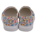 Circle Rainbow Polka Dots Men s Canvas Slip Ons View4