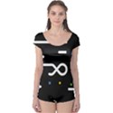 Line Circle Triangle Polka Sign Boyleg Leotard  View1