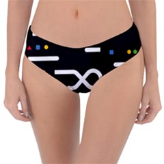 Line Circle Triangle Polka Sign Reversible Classic Bikini Bottoms