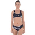 Line Circle Triangle Polka Sign Criss Cross Bikini Set View1