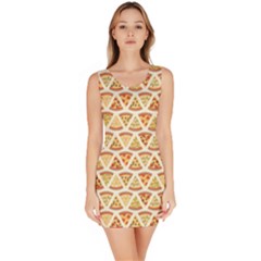 Food Pizza Bread Pasta Triangle Bodycon Dress by Mariart