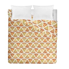 Food Pizza Bread Pasta Triangle Duvet Cover Double Side (full/ Double Size)