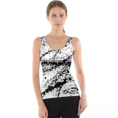 Ink Splatter Texture Tank Top