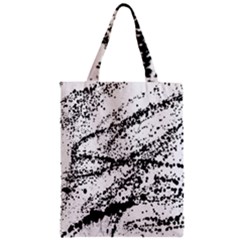 Ink Splatter Texture Zipper Classic Tote Bag by Mariart