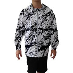 Ink Splatter Texture Hooded Wind Breaker (kids) by Mariart