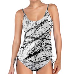 Ink Splatter Texture Tankini Set by Mariart