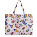 Love Fish Seaworld Swim Blue White Sea Water Cartoons Rainbow Zipper Mini Tote Bag View2