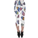 Love Fish Seaworld Swim Rainbow Cartoons Capri Leggings  View2